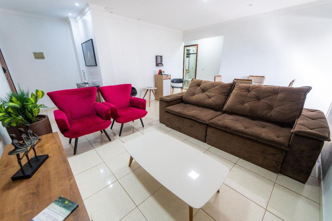 Ap 85M2 , 2Qts Com Suite , Estacionamento, Cozinha Completa , Wi-Fi 500Mb , Jr Catito Бразилиа Экстерьер фото
